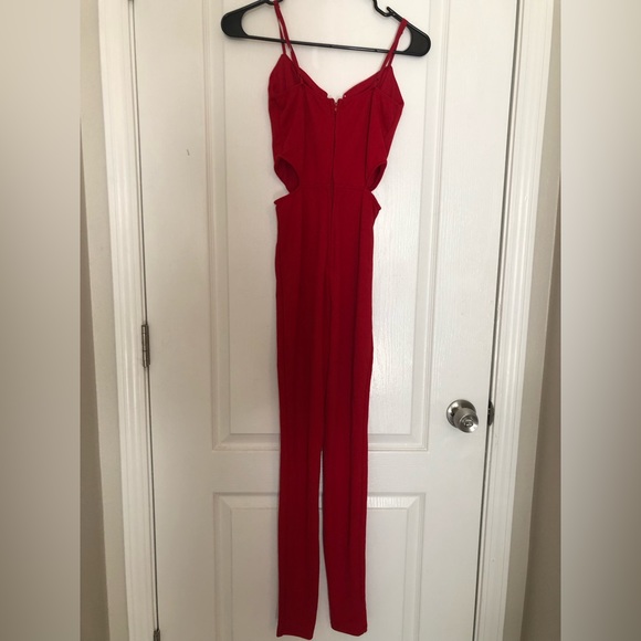 Red Jumpsuit - Picture 4 of 6